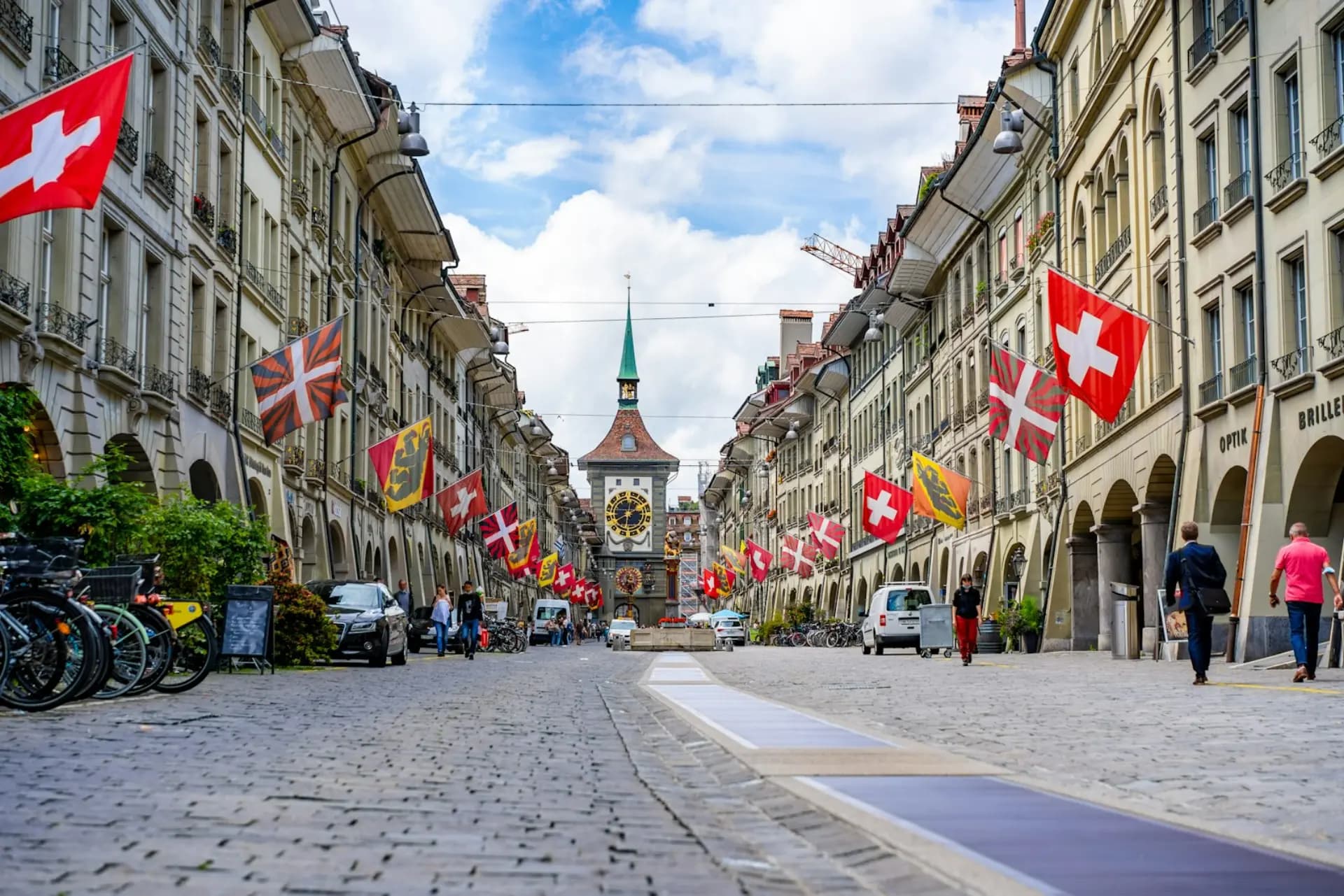 Historische Altstadt mit denkmalgeschützten Gebäuden